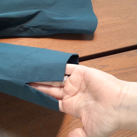 Apt.9 Marx Kors womens gorgeous deep teal stretch blouse size 1X - Picture 3 of 7